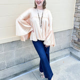 {FINAL SALE} Cue The Chic Satin Blouse