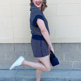 {FINAL SALE} Call it Cozy Pull-On Striped Shorts