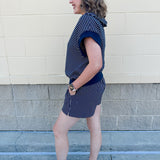 {FINAL SALE} Call it Cozy Pull-On Striped Shorts