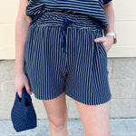 Call it Cozy Pull-On Striped Shorts