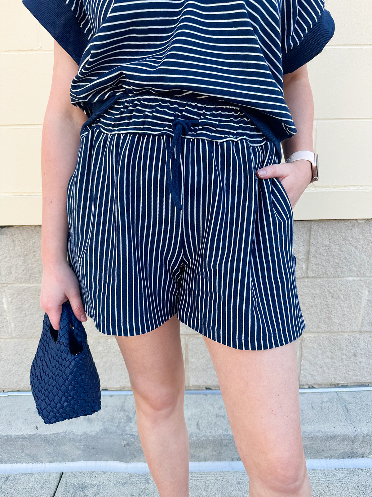 Call it Cozy Pull-On Striped Shorts