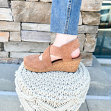 Corkys Case Closed Camel Wedges