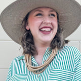 Rachel Rope Necklace in Khaki
