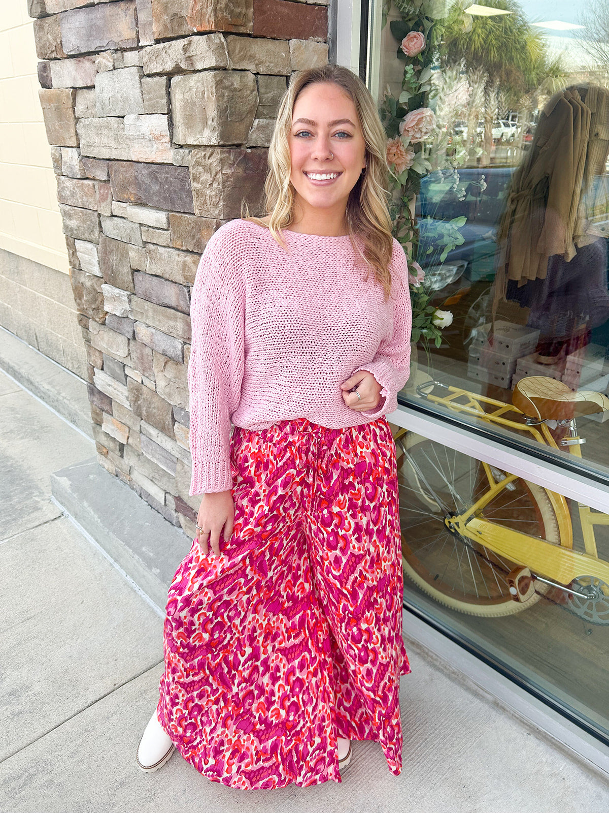 Venice Travels Wide Leg Pants | Styled View