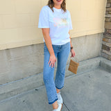 [Dear John] Jeanne Blume Flare Cropped Jeans
