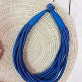 Rachel Rope Necklace in Cobalt