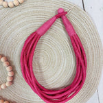Rachel Rope Necklace  in Berry