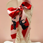 [Hampton Road] Parade & Stripes Skinny Scarf