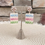 Mahjong Earrings – MAHJ Tile Statement Drops