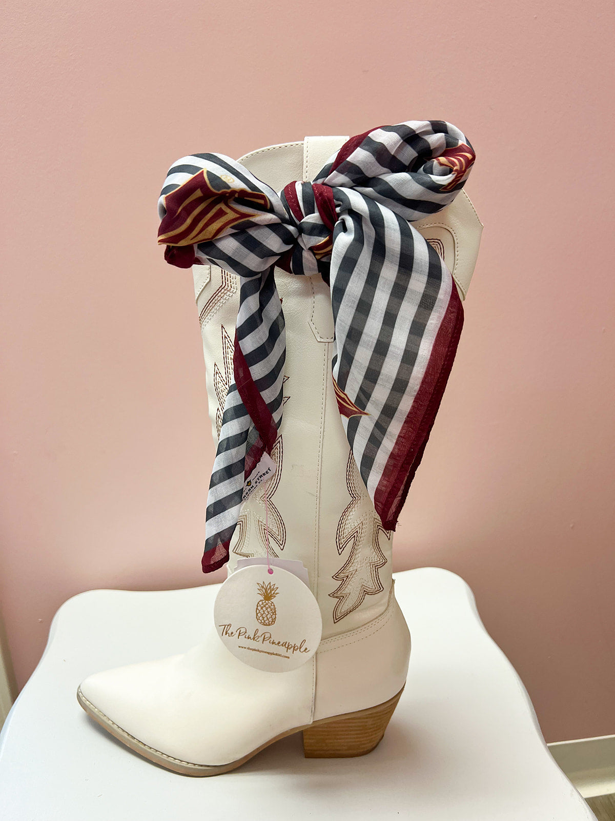 Seminole Stripe Mini Scarf