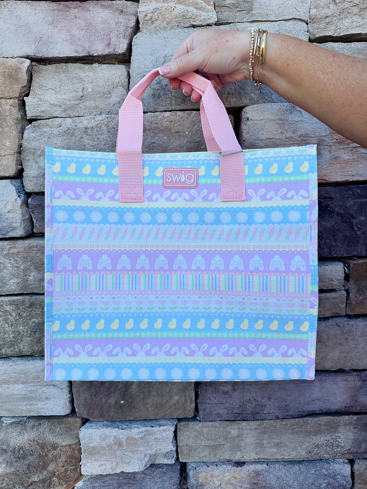 Bunny Trail Reusable Gift Bag Medium