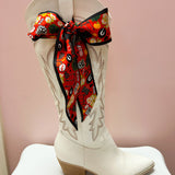 [Saturday Silks] Georgia Gameday Skinny Scarf