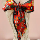 [Saturday Silks] Georgia Gameday Skinny Scarf