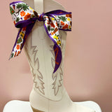 [Saturday Silks] Clemson Gameday Skinny Scarf