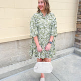 Olive Grove Shirt Dress