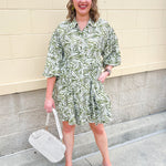 Olive Grove Shirt Dress