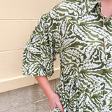 Olive Grove Shirt Dress