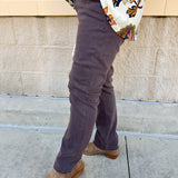 [Dear John] Blaire Mocha Brown Mid Rise Slim Jeans