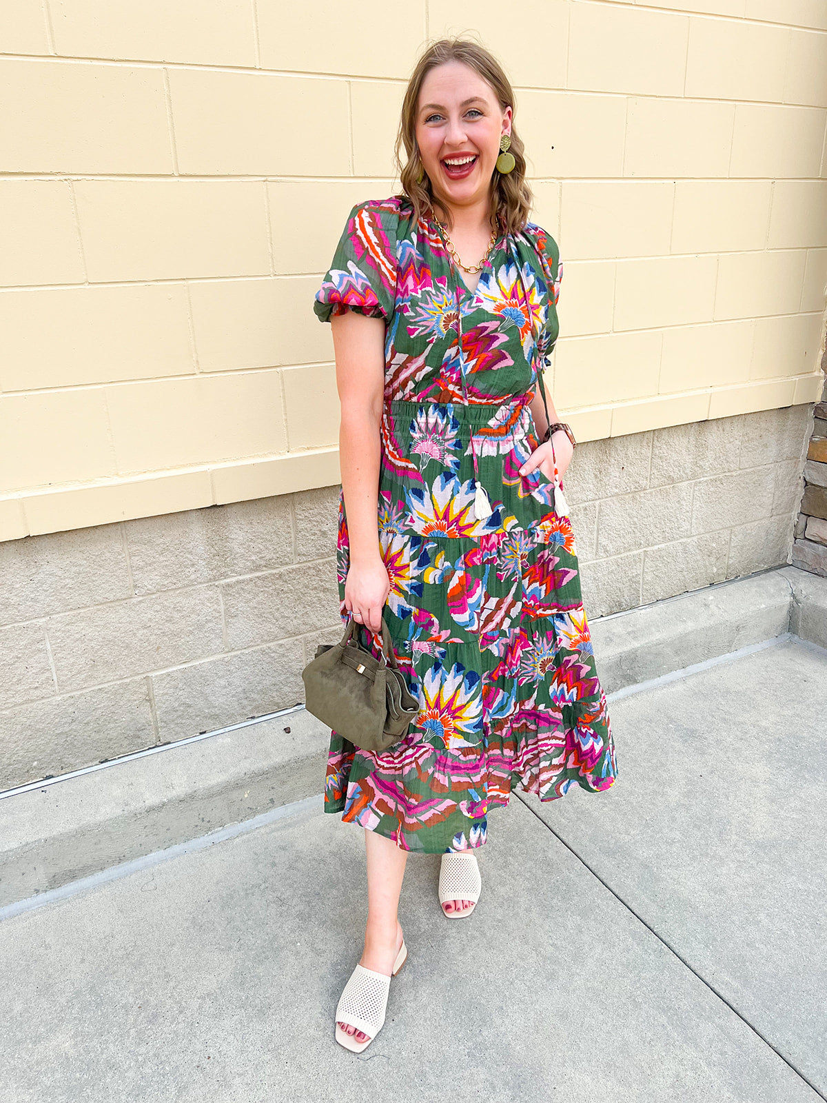 [THML] Whimsy Grove Maxi Dress