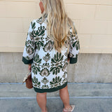 Evergreen Charm Mini Dress