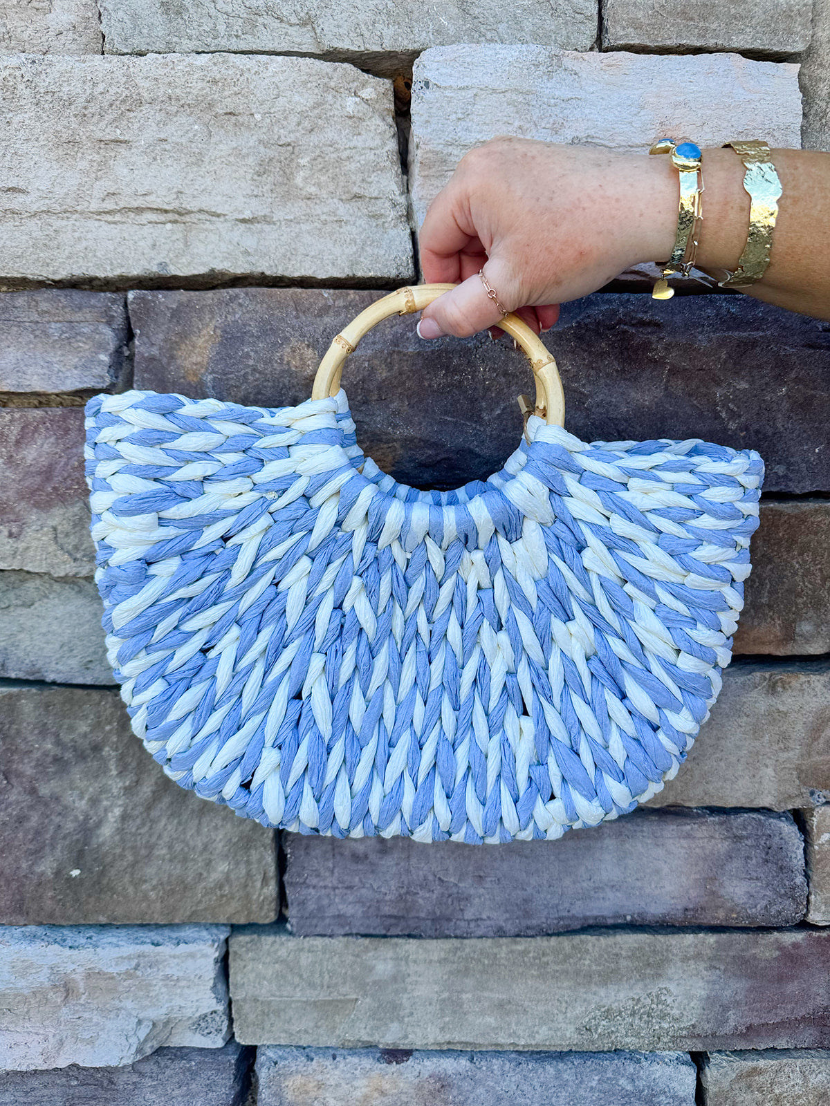 Summer Straw Beach Tote Bag