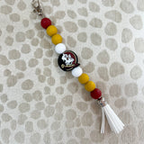 [Humble House] Silicone Beaded Tassel Keychains Gameday
