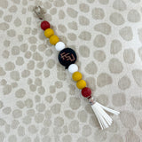[Humble House] Silicone Beaded Tassel Keychains Gameday