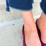 [Judy Blue] High Rise Dark Wash Kick Flare Jeans