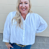 Charming Moment Button Down Top