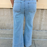 Gilded Coast Pearl Mid-Rise Flares