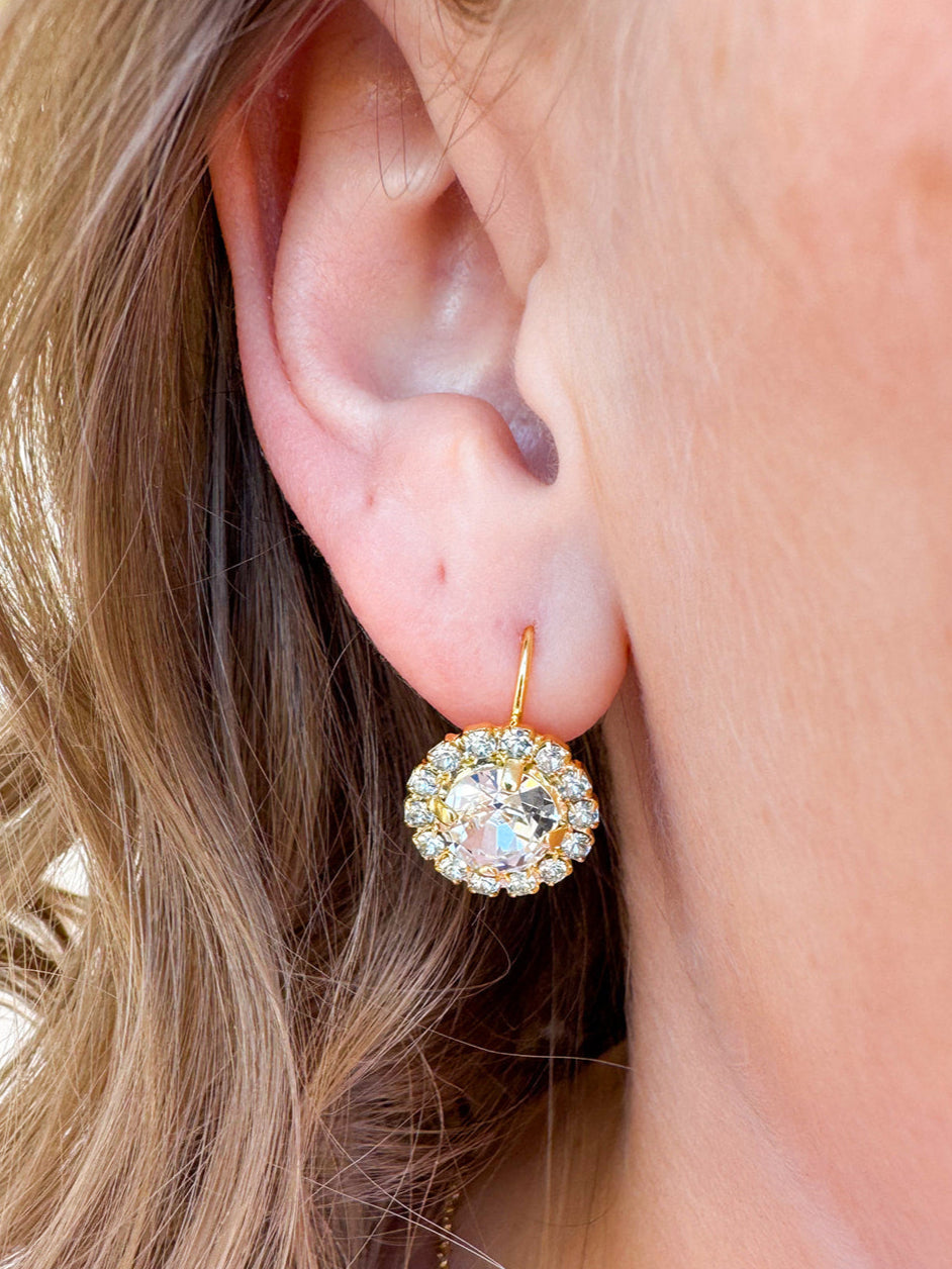[Sorrelli] Haute Halo Dangle Earring in Crystal
