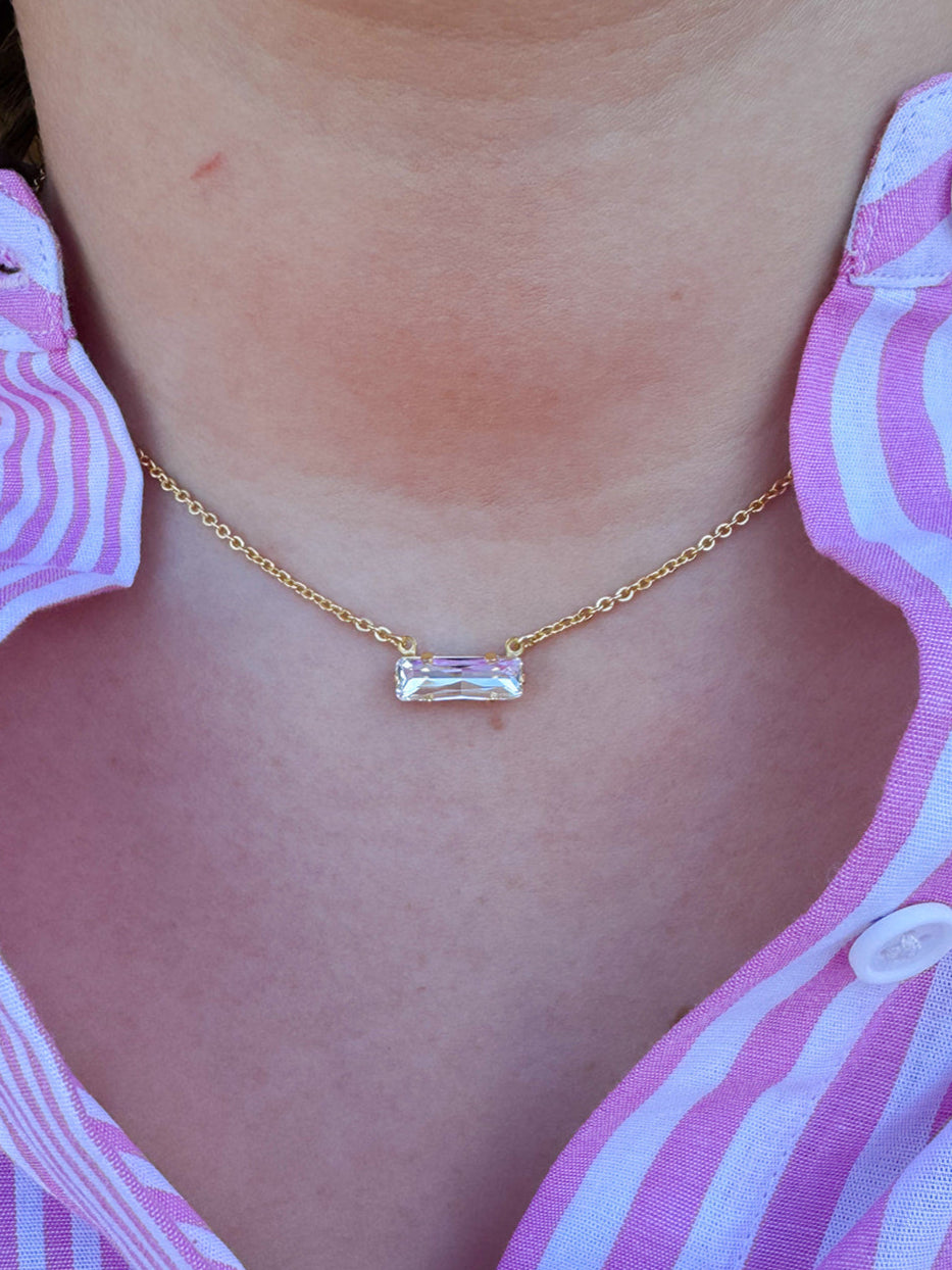 Sorrelli Bindi Pendant Necklace in Crystal