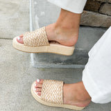 Matisse Cairo Beige Platform Sandals