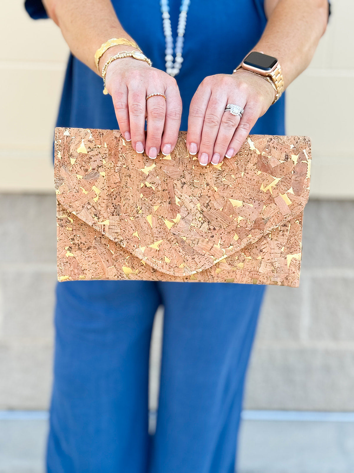 [BC Bags] Envelope Cork Clutch