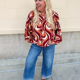 Golden Harvest Ruffle Top