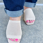 [Bruno Menegatti] America Cream Knit Heel