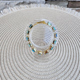[Sorrelli] Octavia Tennis Bracelet Aqua Aurora Borealis