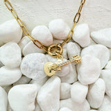 Play Me a Country Song Charm ~ Gold-Filled