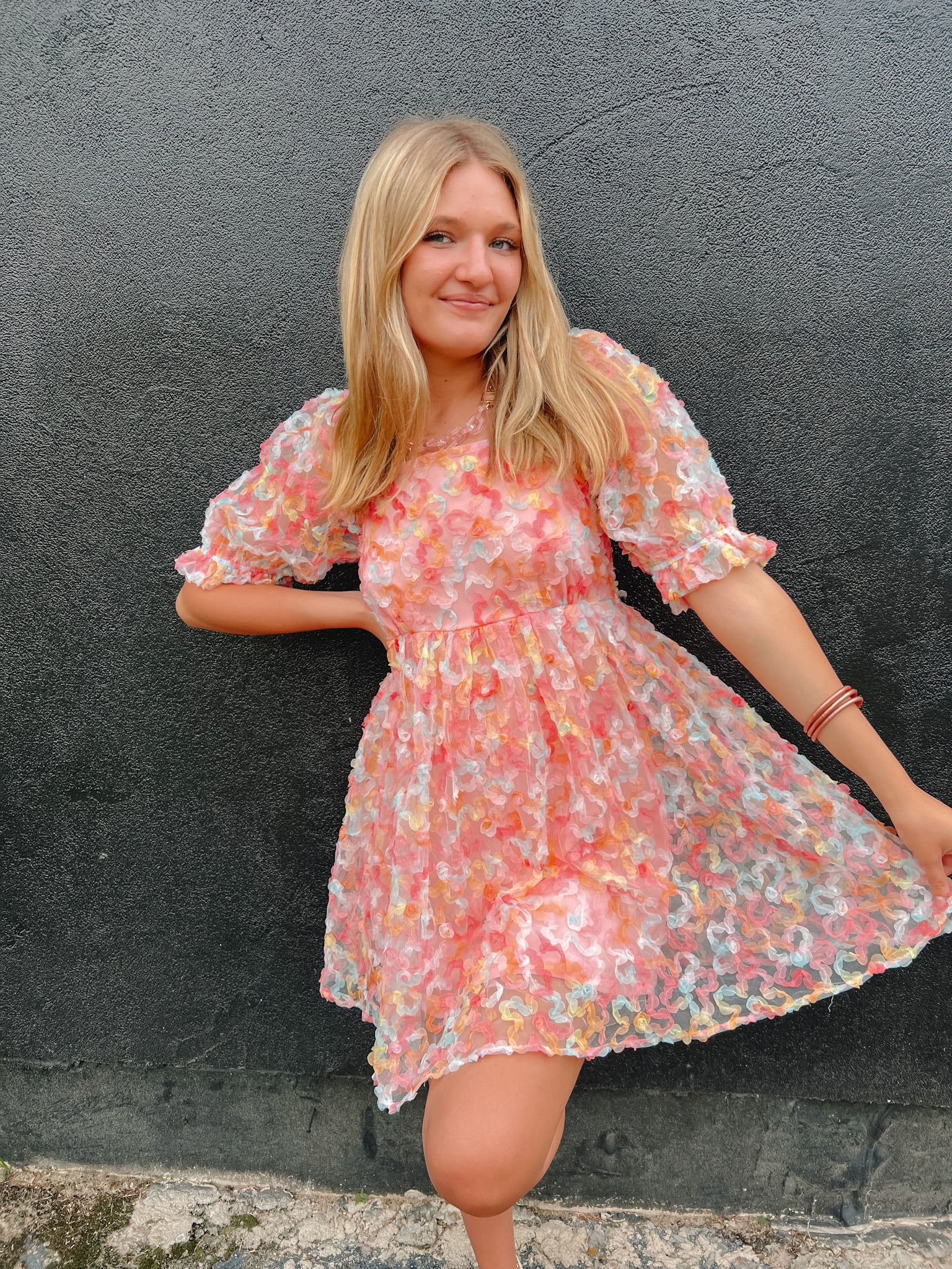 Second Glances Floral Babydoll Dress | Front View