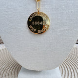 [Lisi Lerch] College Tag Charm Necklace – Auburn