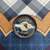 Caviar Luxury Resin Dice Dish – Blue Marble