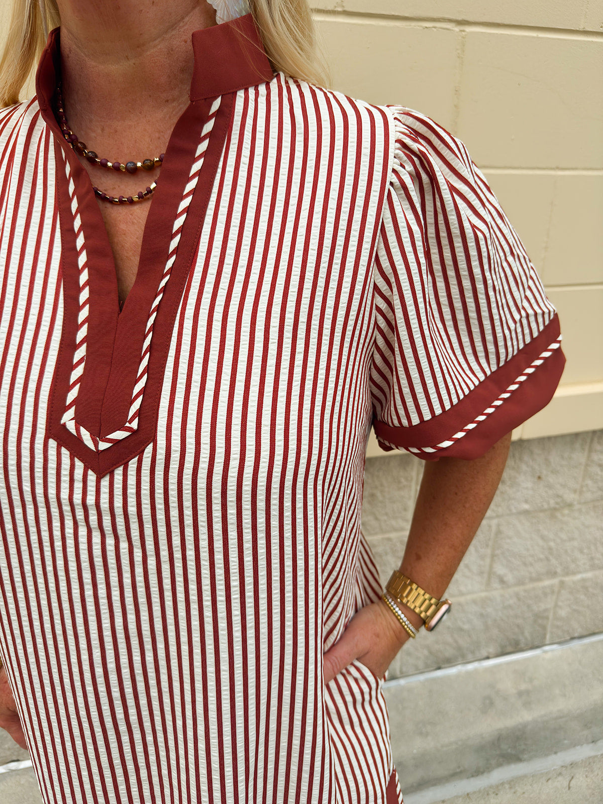 Autumn Layered Beaded Necklace