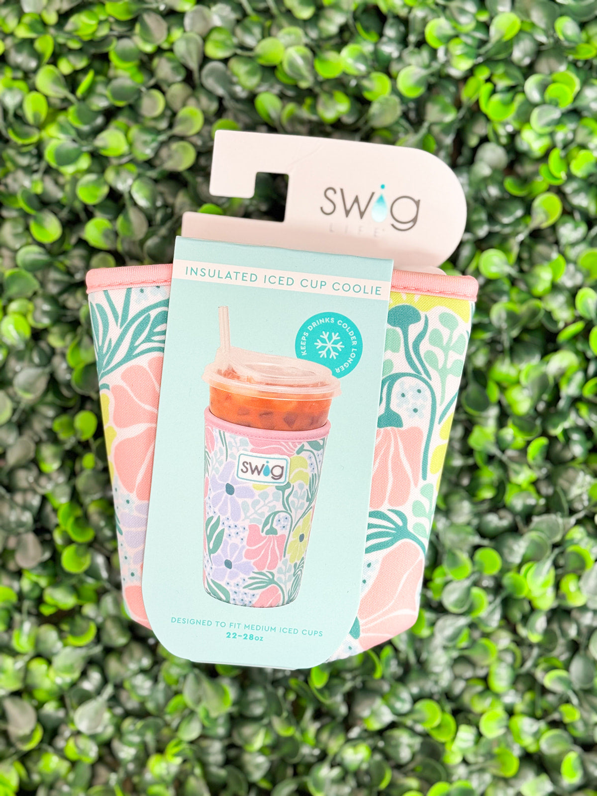Swig Garden Party Iced Cup Coolie 22oz