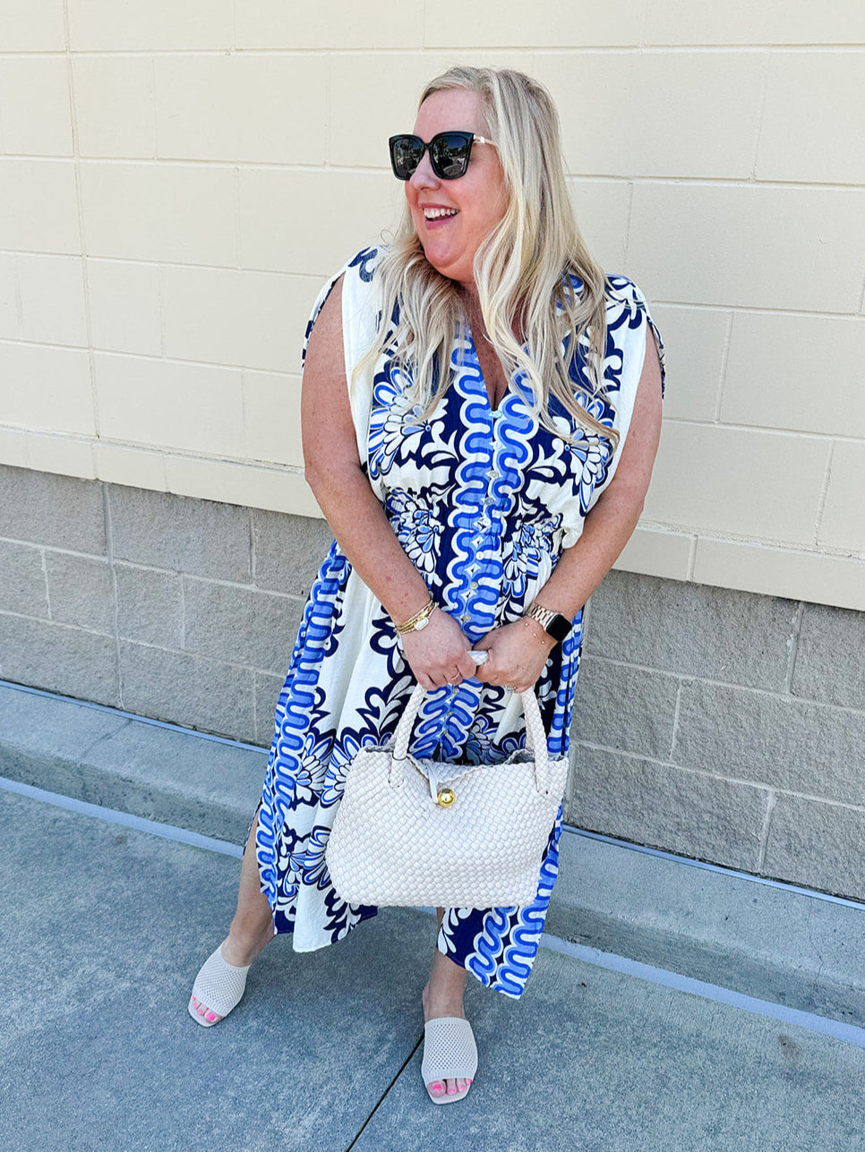 Fancy Flourish Flutter Sleeve Dress