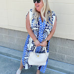 Fancy Flourish Flutter Sleeve Dress