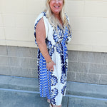 Fancy Flourish Flutter Sleeve Dress