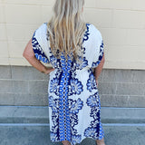 Fancy Flourish Flutter Sleeve Dress