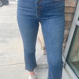 The Aria High Rise Kick Flare Jeans