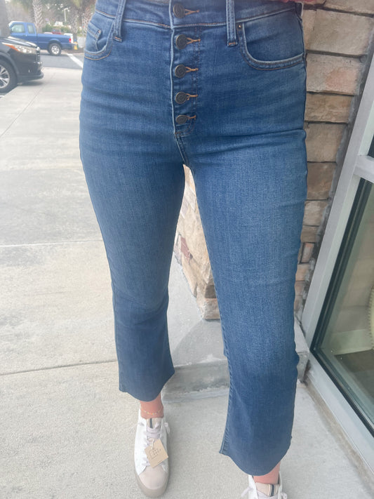 The Aria High Rise Kick Flare Jeans