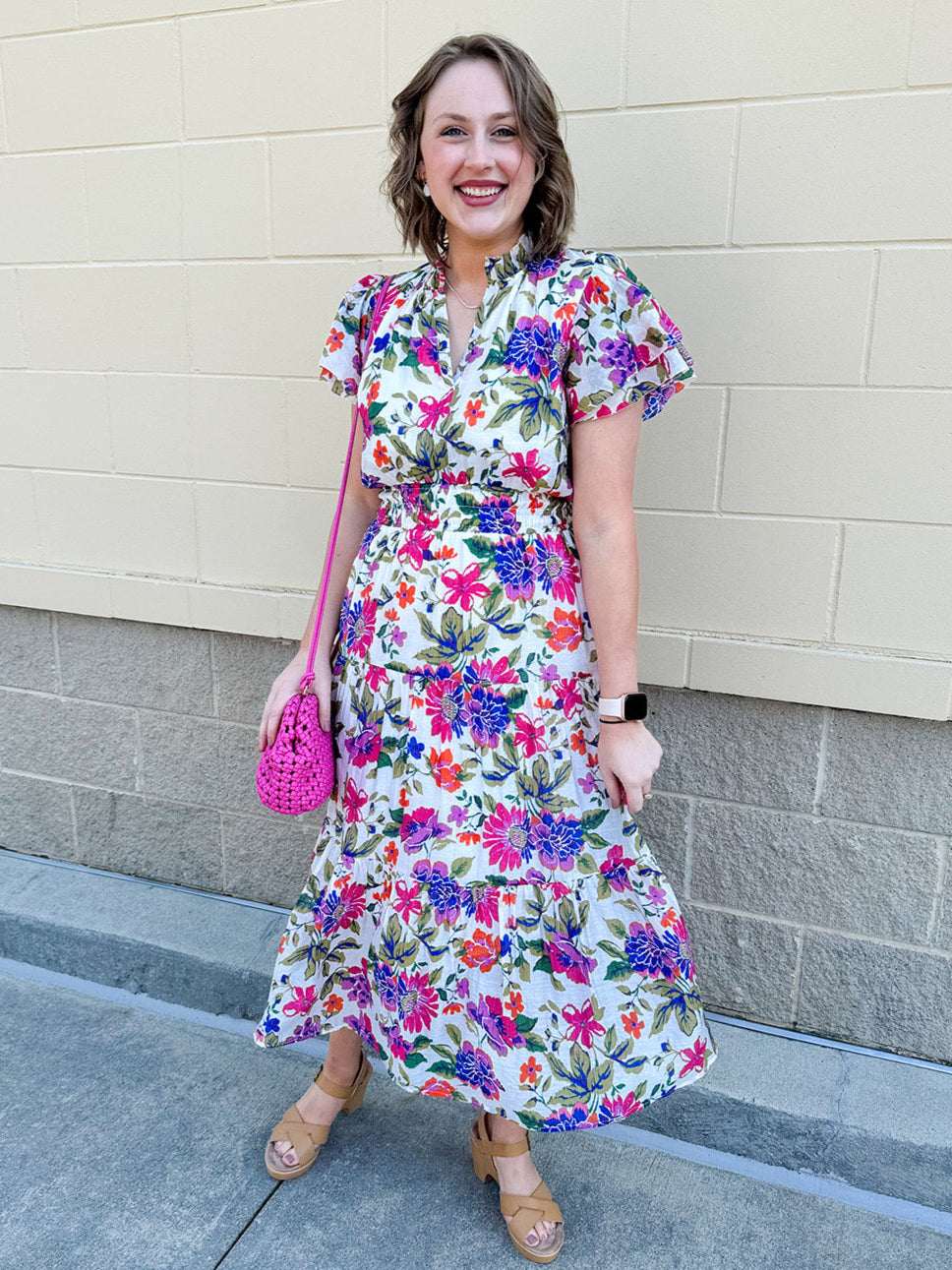 Sweet Melody Tiered Midi Dress